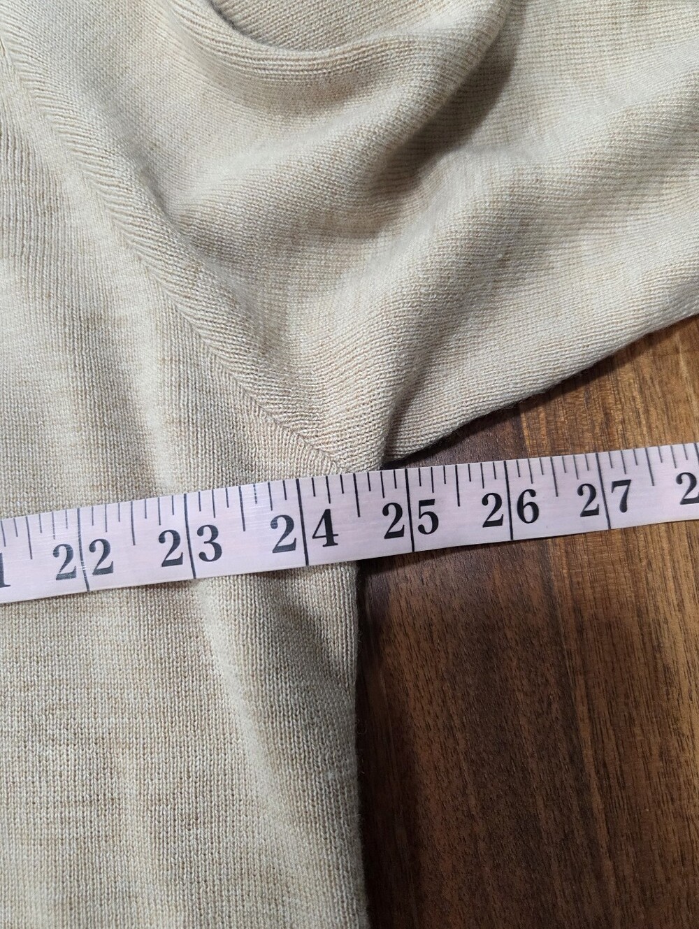 Orvis Beige Open Long Line Wool Cardigan Sweater Pockets  Size XL - Picture 5 of 9